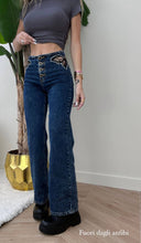 Load image into Gallery viewer, Mariposa High Waist Butterfly Embroidered Wide-Leg Jeans