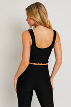 Load image into Gallery viewer, Leilani Lettuce Hem Crop Top & Bell Bottom Legging Set