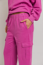 Load image into Gallery viewer, Noelle "Happy Holidays" Crewneck Sweatshirt and Cargo Sweatpants Set