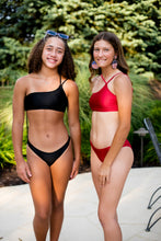 Load image into Gallery viewer, The Scarlett Shine Bikini Bottom - Dawn & Renée Boutique