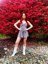 Load image into Gallery viewer, The Dahlia Floral Strapless V Front Romper - Dawn & Renée Boutique