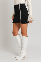 Load image into Gallery viewer, Klarissa Rhinestone Mini Skirt
