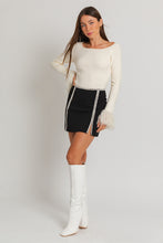 Load image into Gallery viewer, Klarissa Rhinestone Mini Skirt
