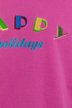 Load image into Gallery viewer, Noelle &quot;Happy Holidays&quot; Crewneck Sweatshirt and Cargo Sweatpants Set
