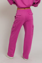 Load image into Gallery viewer, Noelle &quot;Happy Holidays&quot; Crewneck Sweatshirt and Cargo Sweatpants Set
