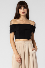 Load image into Gallery viewer, Elena Off The Shoulder Corset Top
