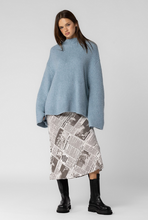 Load image into Gallery viewer, Elsa Oversized Knit Wide Mock Neck Sweater
