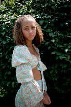 Load image into Gallery viewer, The Adriana Floral Smocked Crop Top and Skirt Set - Dawn &amp; Renée Boutique
