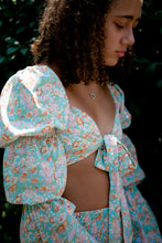 Load image into Gallery viewer, The Adriana Floral Smocked Crop Top and Skirt Set - Dawn &amp; Renée Boutique
