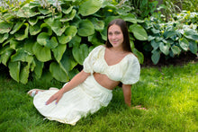 Load image into Gallery viewer, The Addison Plaid Textured Top &amp; Skirt Set - Dawn &amp; Renée Boutique
