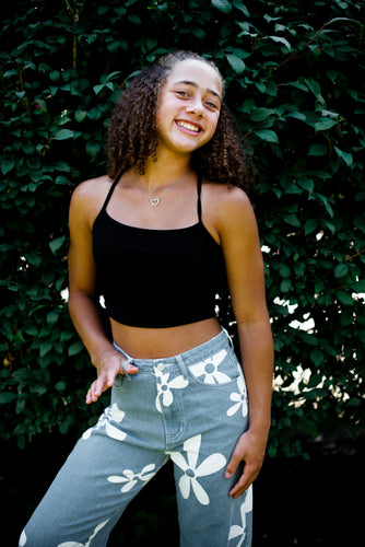 The Kendall Criss Cross Back Crop Top - Dawn & Renée Boutique