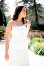 Load image into Gallery viewer, The Zoe One-Shoulder Cut Out Midi Dress - Dawn &amp; Renée Boutique
