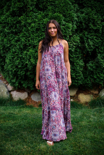 The Stevie Geometric Patterned Maxi Dress - Dawn & Renée Boutique