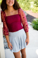 Load image into Gallery viewer, The Star Sheer Long Sleeve Crop Top - Dawn &amp; Renée Boutique
