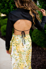 Load image into Gallery viewer, The Gia Backless Button Up Crop Top - Dawn &amp; Renée Boutique
