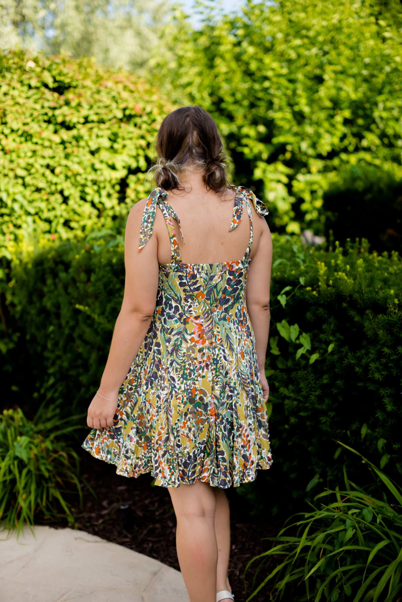 Lilo Leaf Print Mini Dress Dawn and Rene Boutique Lilo Leaf Print Mini Dress Dawn and Rene Boutique