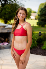 Load image into Gallery viewer, The Scarlett Shine One Shoulder Bikini Top - Dawn &amp; Renée Boutique
