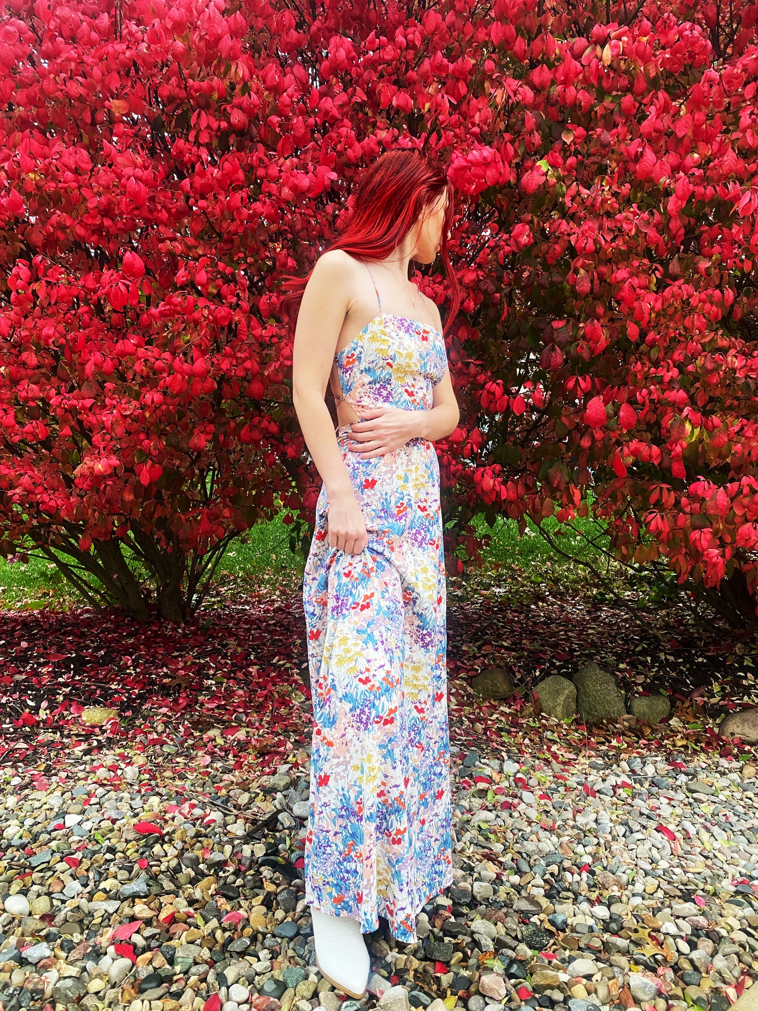 Olivia Lace Up Backless Maxi Dress Dawn and Rene Boutique Olivia Lace Up Backless Maxi Dress Dawn and Rene Boutique
