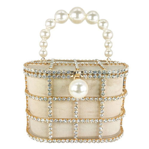 The Pearla Rhinestone Handbag - Dawn & Renée Boutique