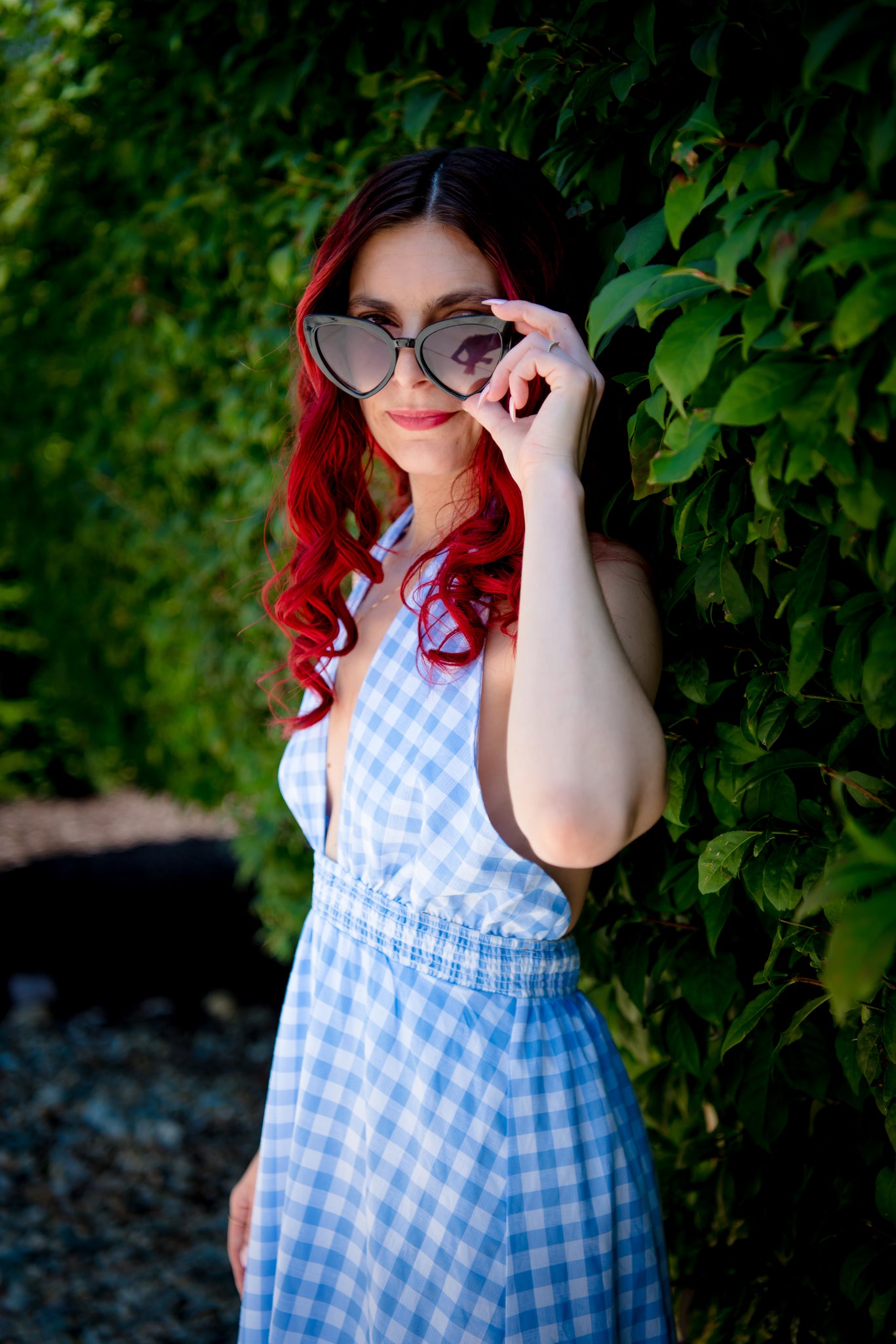 polo halter dress Primevere Halter Mini Dress | Burgundy Polka Dot | Womens main image 0